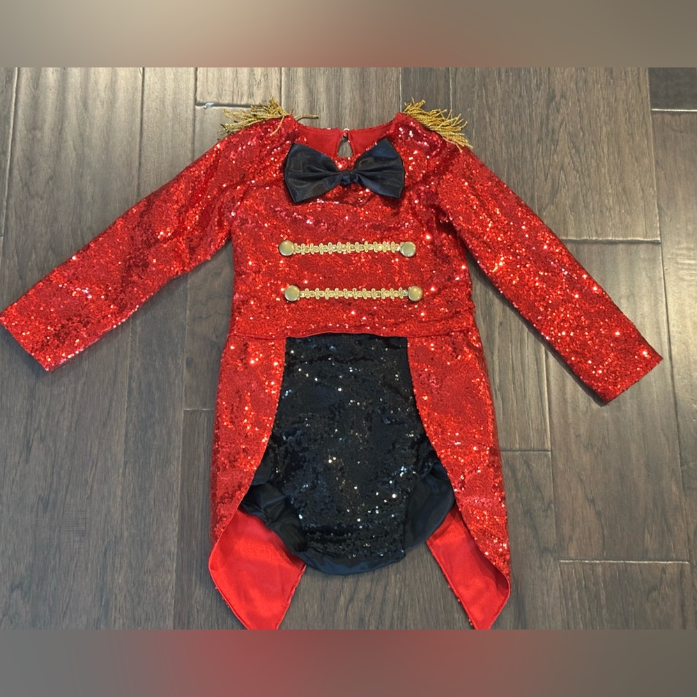 Red Sequin Ringmaster Kids Costume